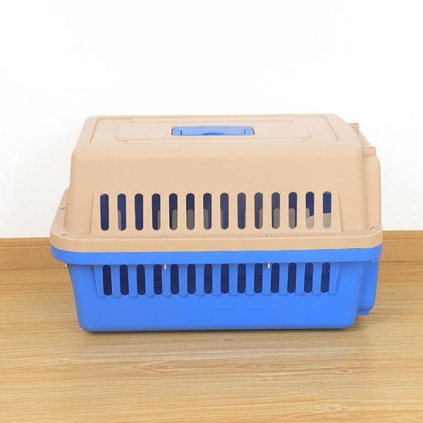 Pet Travel Carrier for Dogs, Cats, and Small Animals Secure and Safe Plastic Transport Box for Flights (2)
